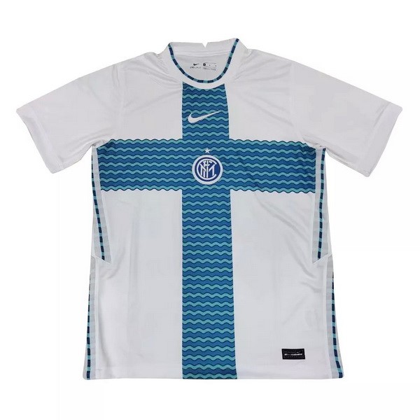 Camiseta Entrenamiento Inter Milan 2021-2022 Blanco Azul